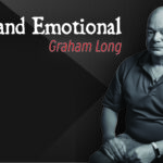 Image of columnist Graham Long in front of heading tired and emotional