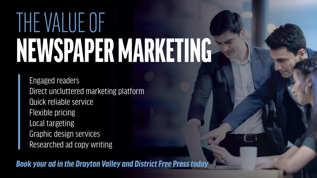 Newspaper marketing banner Engaged Readers Direct uncluttered platform marketing Quick reliable service Flexible pricing Local targeting Graphic Design Services Researched ad copy writing