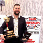 John Mayer Drayton Valley, with trophies and medals, 2025 auctioneer champion